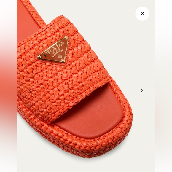 NEW Prada Raffia Slide - Picture 5 of 5